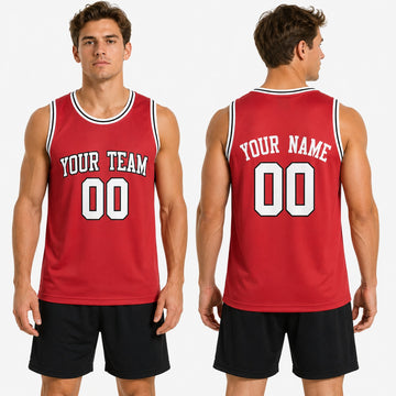 Personalized 2014/15 Milwaukee Basketball Jersey – Red Heritage Style, Custom Name & Number for Kids, Youth & Adults