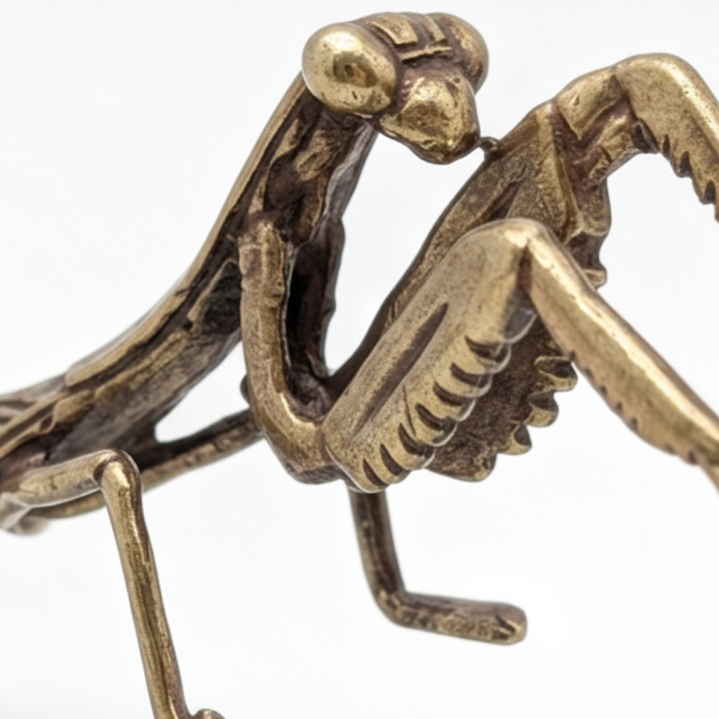 Desktop Ornament Brass 7.8 × 2.3 cm Mantis
