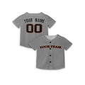 Personalized San Francisco Giants Baseball Jersey - Gray Cooperstown Mesh Batting Practice Style, Custom Name & Number-5