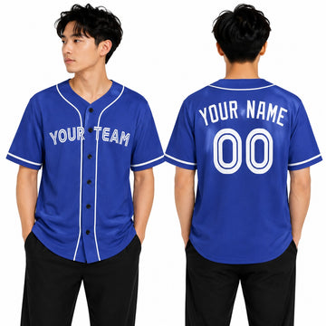Personalized Toronto Royal Blue Baseball Jersey – Custom Name & Number