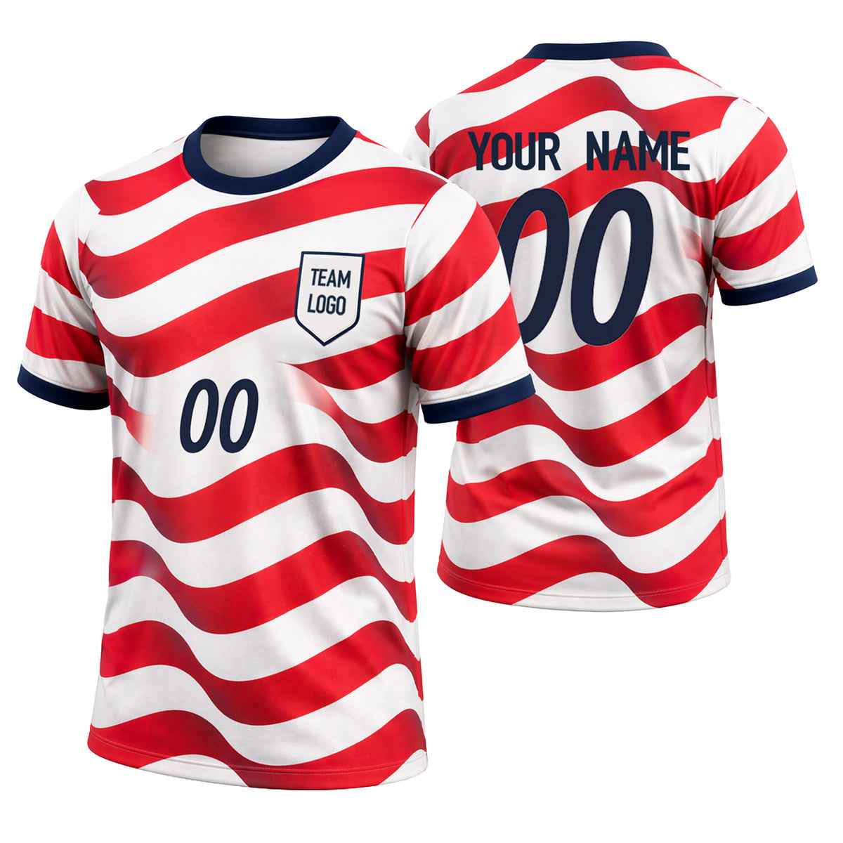 Personalized 2026 USA Soccer Jersey Set – Home-Inspired Style, Custom Name & Number for Kids & Adults - Image 3