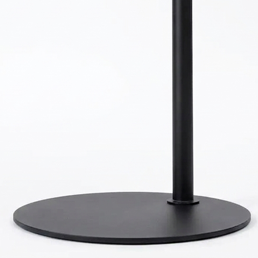 Side Table Metal 35 × 25 × 53 cm Black Industrial