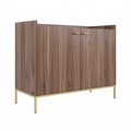 Sideboard Melamine 105 × 44 cm Walnut 2-Door