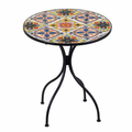 Table Metal 190.5 cm cm Mosaic Round Trapani
