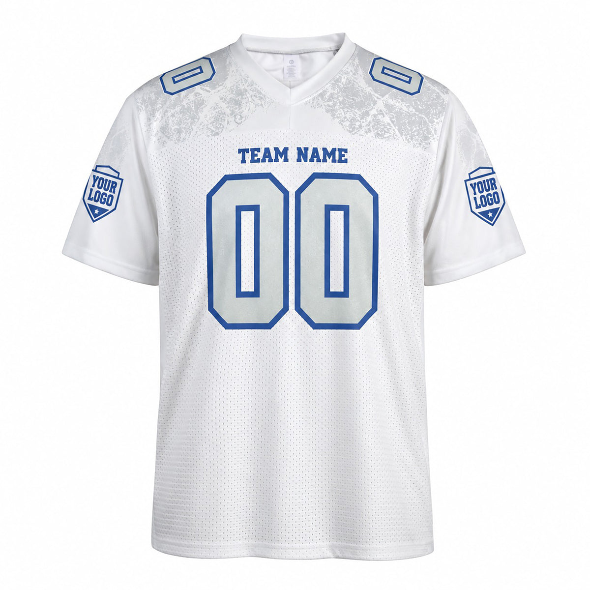 Buffalo Custom Football Jersey, Gray Personalized Team Jersey, Custom Name Number Logo, Football Uniform-1