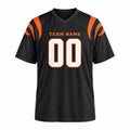 Cincinnati Custom Football Jersey, Black Personalized Team Jersey, Custom Name Number Logo, Football Uniform-1