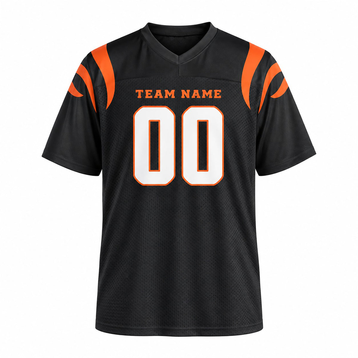 Cincinnati Custom Football Jersey, Black Personalized Team Jersey, Custom Name Number Logo, Football Uniform-1