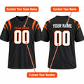 Cincinnati Custom Football Jersey, Black Personalized Team Jersey, Custom Name Number Logo, Football Uniform-4