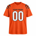 Cincinnati Custom Football Jersey, Orange Personalized Team Jersey, Custom Name Number Logo, Football Uniform-1