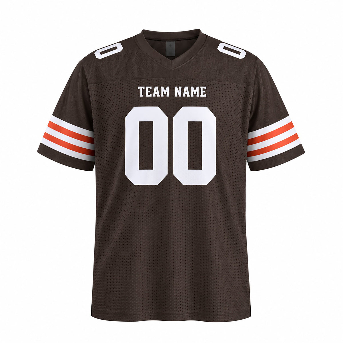 Cleveland Custom Football Jersey, Brown Personalized Team Jersey, Custom Name Number Logo, Football Uniform-1
