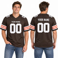 Cleveland Custom Football Jersey, Brown Personalized Team Jersey, Custom Name Number Logo, Football Uniform-3
