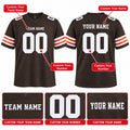 Cleveland Custom Football Jersey, Brown Personalized Team Jersey, Custom Name Number Logo, Football Uniform-4