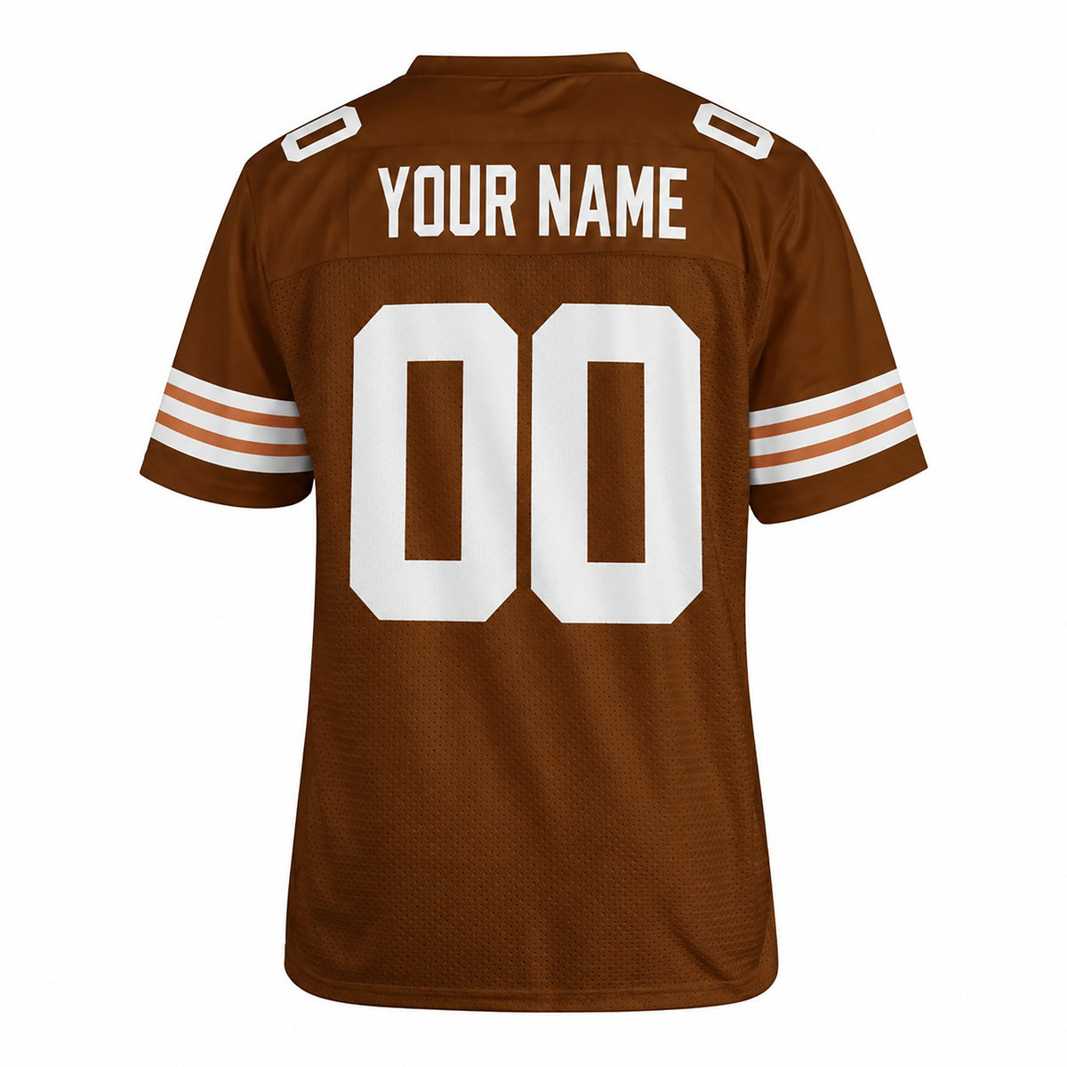 Cleveland Custom Football Jersey, Brown Throwback Style Personalized Team Jersey, Custom Name Number Logo-2