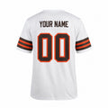 Cleveland Custom Football Jersey, White Vintage Style Personalized Team Jersey, Custom Name Number Logo-2