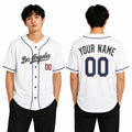 Custom 2026 Los Angeles Baseball Jersey - Fashion Style, Personalized Name & Number-1