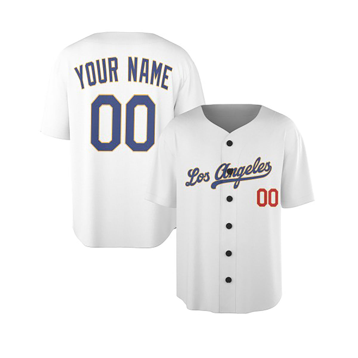 Custom 2026 Los Angeles Baseball Jersey - Fashion Style, Personalized Name & Number-3
