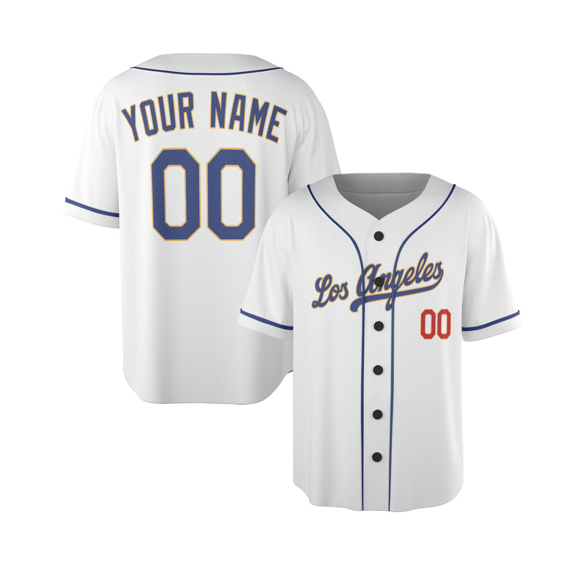 Custom 2026 Los Angeles Baseball Jersey - Fashion Style, Personalized Name & Number-4