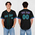 Custom Arizona Baseball Jersey - Black Throwback Cooperstown Style, Personalized Name & Number-1
