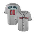 Custom Arizona Baseball Jersey - Road Gray Style, Personalized Name & Number-4