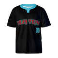 Custom Arizona Two-Button Baseball Jersey - Blackout Style, Personalized Name & Number-4