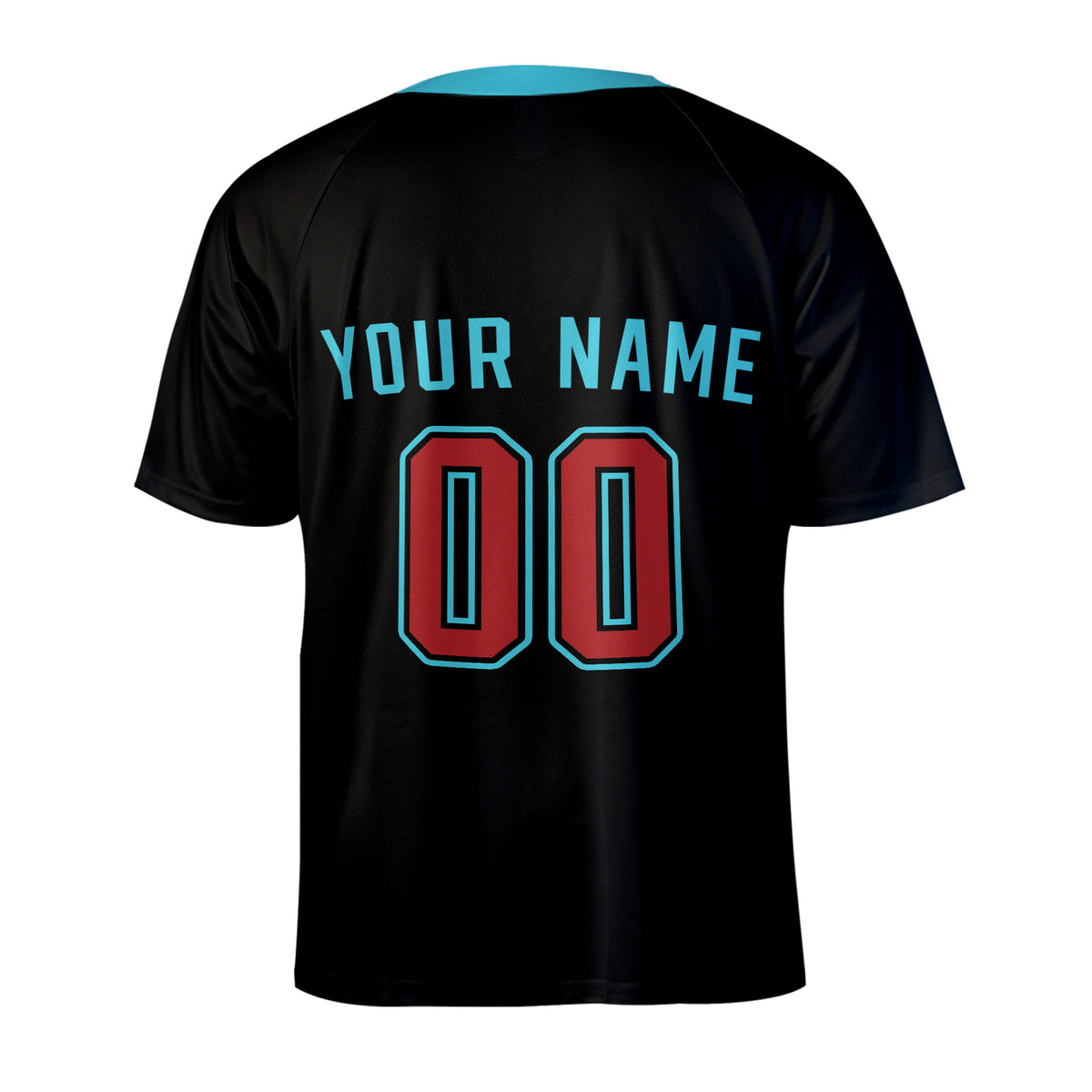 Custom Arizona Two-Button Baseball Jersey - Blackout Style, Personalized Name & Number-5