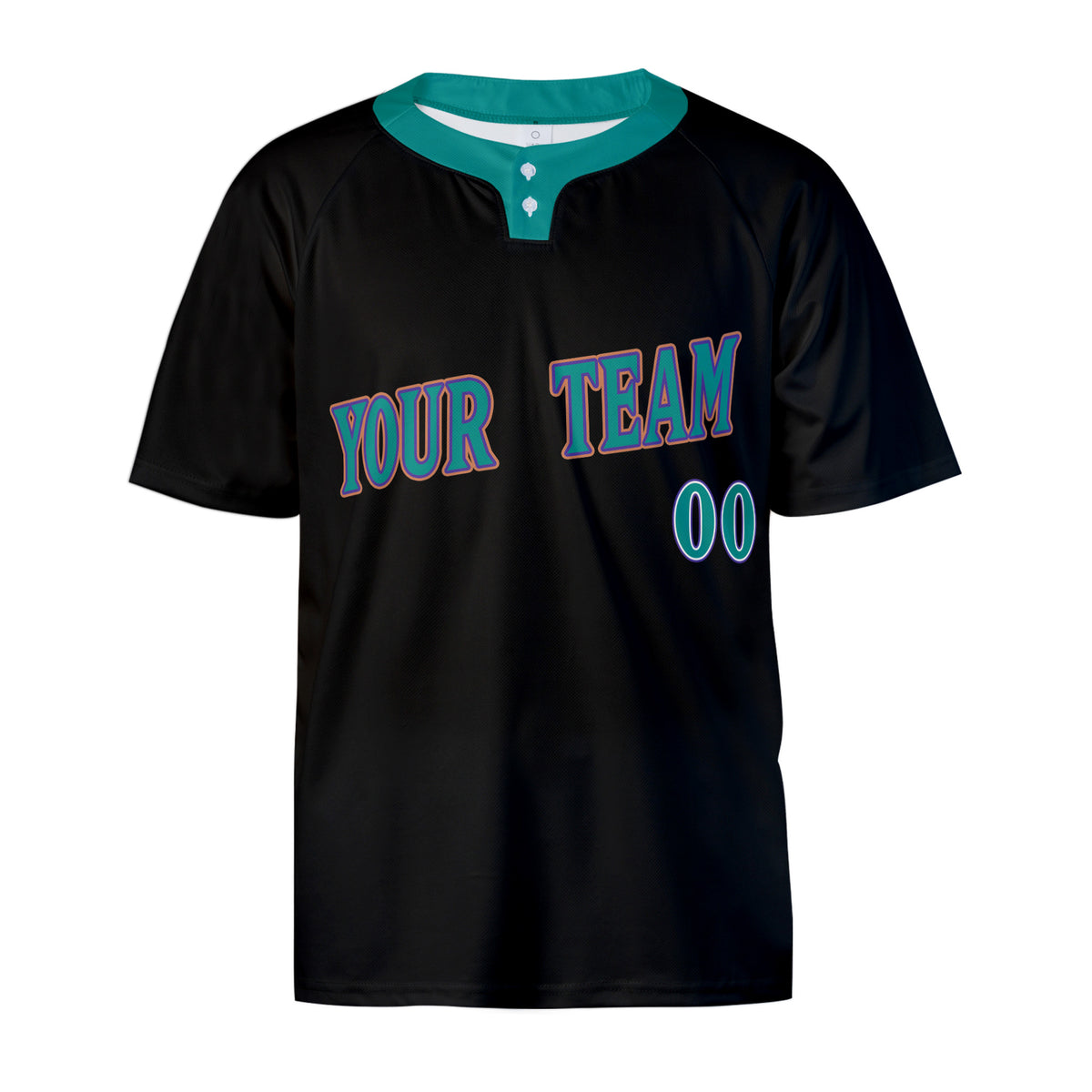 Custom Arizona Two-Button Baseball Jersey - Throwback Cooperstown Style, Personalized Name & Number-4