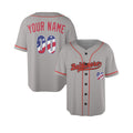 Custom Baltimore Baseball Jersey - USA 250th Anniversary Fourth of July Style, Personalized Name & Number-4
