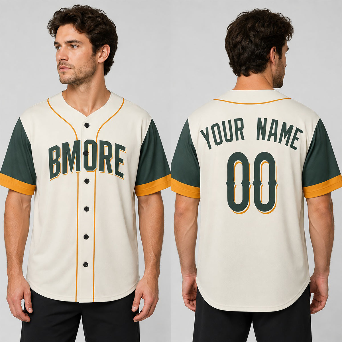 Custom Baltimore Orioles Baseball Jersey - 2026 City Connect Cream Style, Personalized Name & Number-1