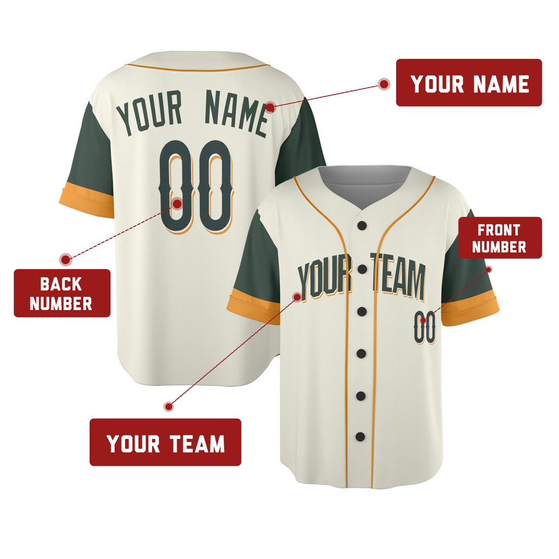 Custom Baltimore Orioles Baseball Jersey - 2026 City Connect Cream Style, Personalized Name & Number-1