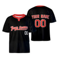 Custom Baltimore Two-Button Baseball Jersey - Blackout Style, Personalized Name & Number-3