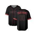 Custom Boston Red Sox Baseball Jersey - Black Pop Fashion Style, Personalized Name & Number-4