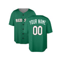 Custom Boston Red Sox Baseball Jersey - Kelly Green Cooperstown Style, Personalized Name & Number-3