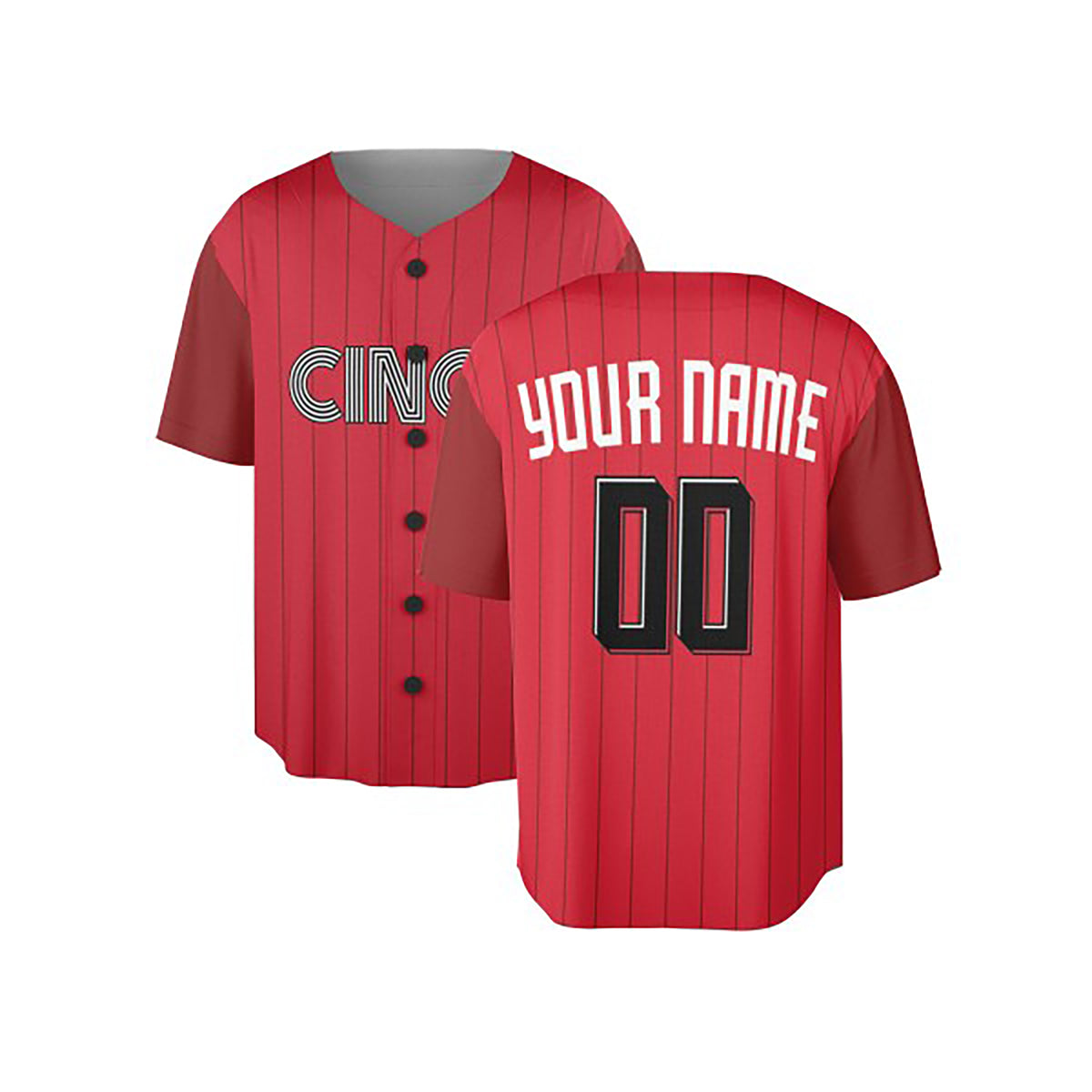 Custom Cincinnati Reds Baseball Jersey - 2026 City Connect Red Style, Personalized Name & Number-3