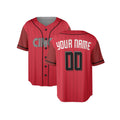 Custom Cincinnati Reds Baseball Jersey - 2026 City Connect Red Style, Personalized Name & Number-4