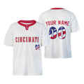 Custom Cincinnati Two-Button Baseball Jersey - Fourth of July USA 250th Style, Personalized Name & Number-3