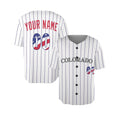 Custom Colorado Baseball Jersey - USA 250th Anniversary Fourth of July Style, Personalized Name & Number-3