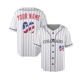 Custom Colorado Baseball Jersey - USA 250th Anniversary Fourth of July Style, Personalized Name & Number-4