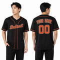 Custom Detroit Tigers Baseball Jersey - Black Alternate Style, Personalized Name & Number-1