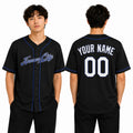 Custom Kansas City Baseball Jersey - Fashion Blackout Style, Personalized Name & Number-1