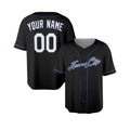 Custom Kansas City Baseball Jersey - Fashion Blackout Style, Personalized Name & Number-4