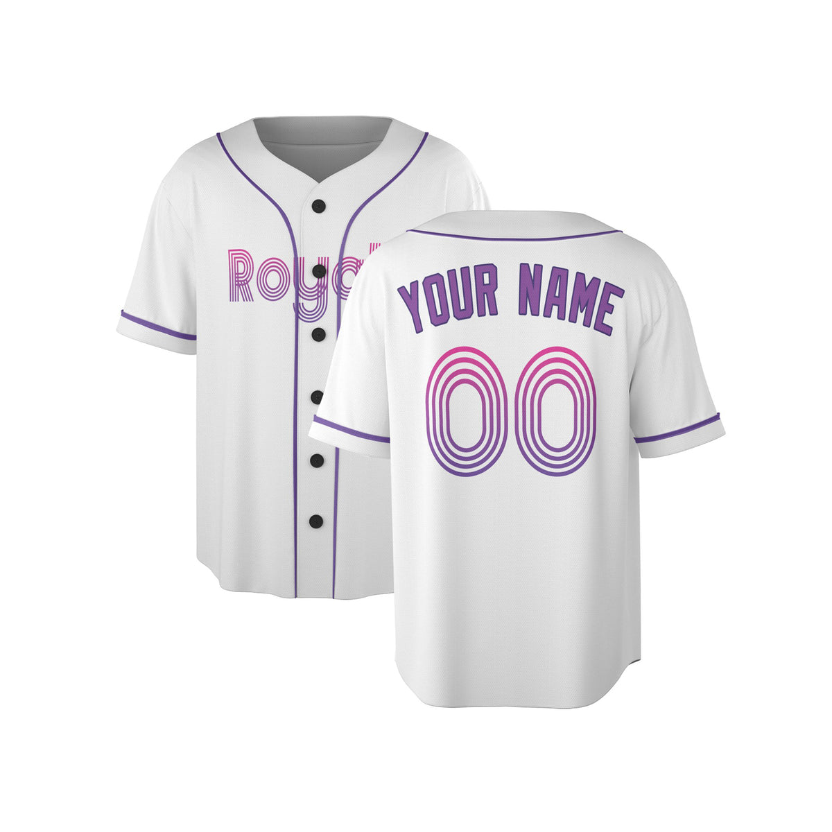 Custom Kansas City Royals Baseball Jersey - 2026 City Connect White Style, Personalized Name & Number-4