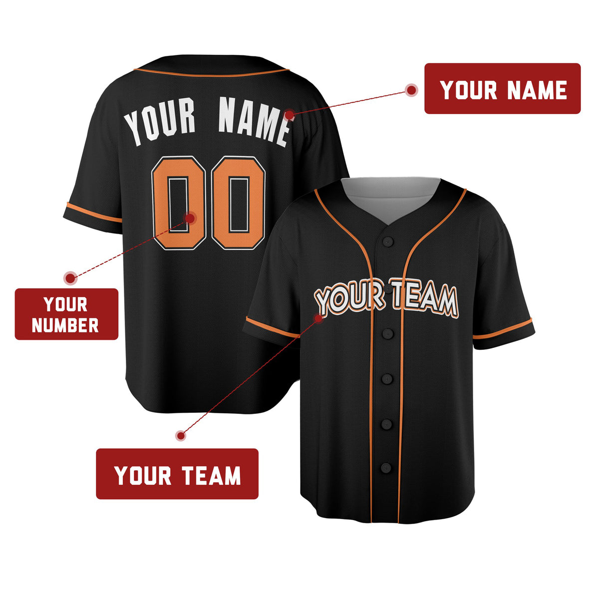 Custom Miami Marlins Baseball Jersey - Black Batting Practice Fashion Style, Personalized Name & Number-2