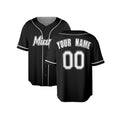 Custom Miami Marlins Baseball Jersey - Black Cooperstown Batting Practice Style, Personalized Name & Number-4