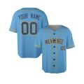 Custom Milwaukee Baseball Jersey - Cooperstown Style, Personalized Name & Number-4