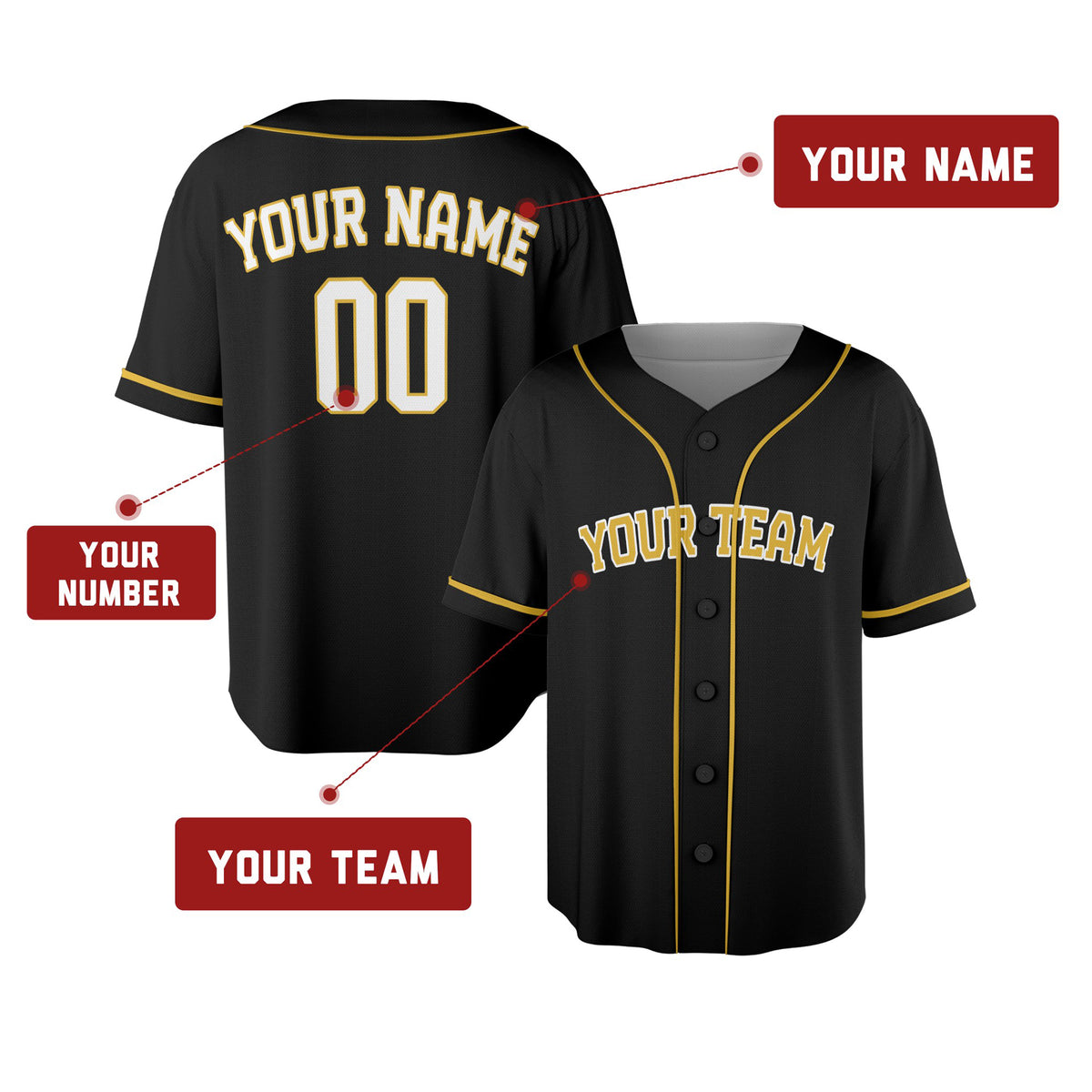 Custom Milwaukee Baseball Jersey - Fashion Style, Personalized Name & Number-2