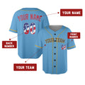 Custom Milwaukee Baseball Jersey - USA 250th Anniversary Fourth of July Stadium Style, Personalized Name & Number-2