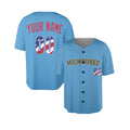 Custom Milwaukee Baseball Jersey - USA 250th Anniversary Fourth of July Stadium Style, Personalized Name & Number-3