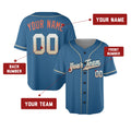 Custom Milwaukee Brewers Baseball Jersey - 2026 City Connect Mineral Blue Style, Personalized Name & Number-2