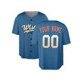 Custom Milwaukee Brewers Baseball Jersey - 2026 City Connect Mineral Blue Style, Personalized Name & Number-3