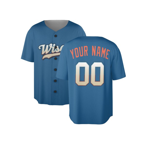 Custom Milwaukee Brewers Baseball Jersey - 2026 City Connect Mineral Blue Style, Personalized Name & Number-3